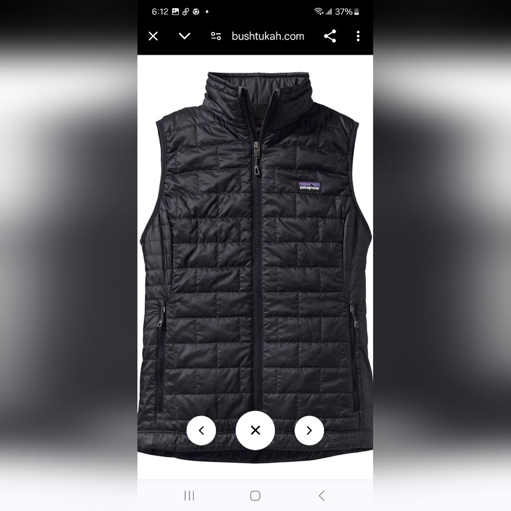 Pantagonia, Size S, Black, Nano Puff Vest
